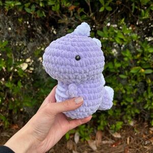 Crochet dinosaur stuffed animal